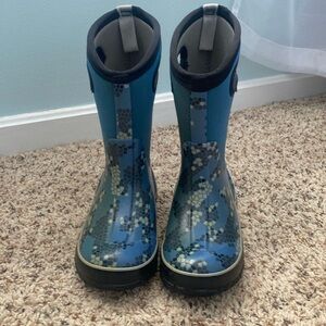 Bogs Blue Speckled Waterproof Boots